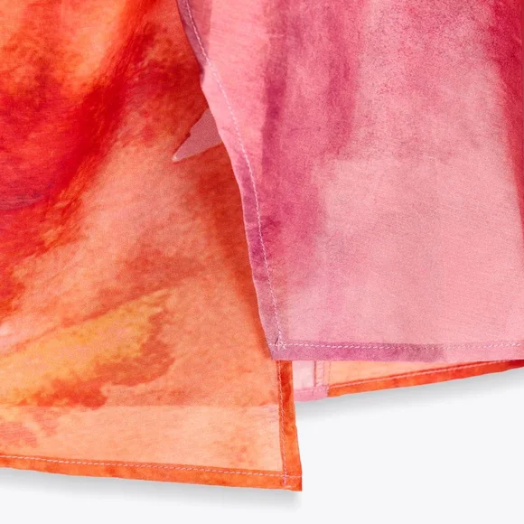 Floral Sarong With Side Zip - Picture 5 of 6